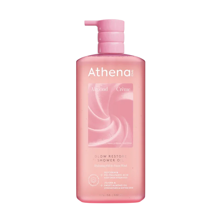 Glow Restore Shower Oil A8 Almond Crème